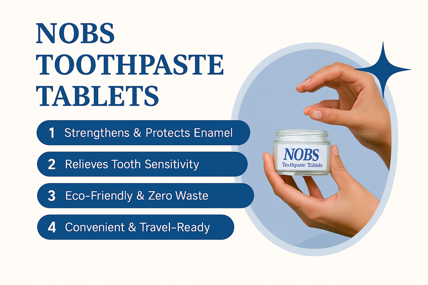 NOBS Toothpaste Tablets